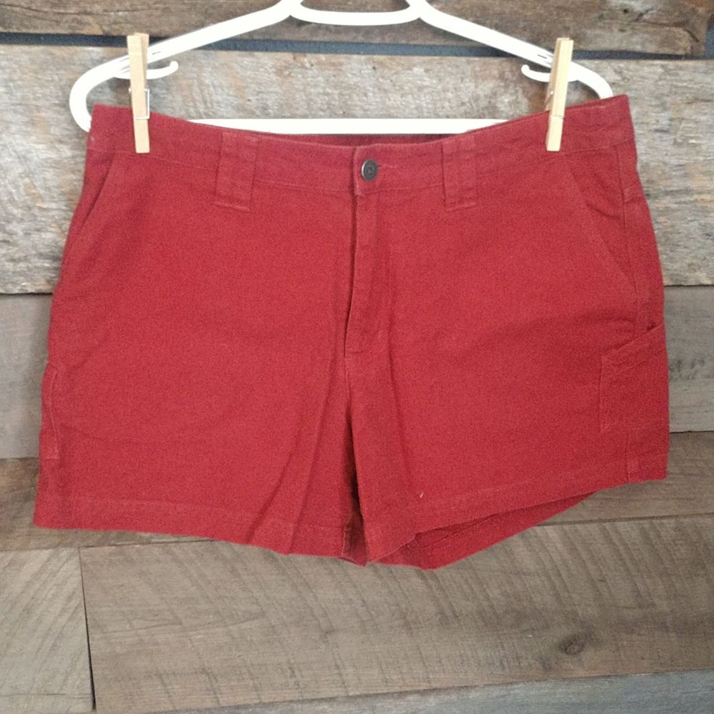 Brick Red Patagonia Organic Cotton Shorts